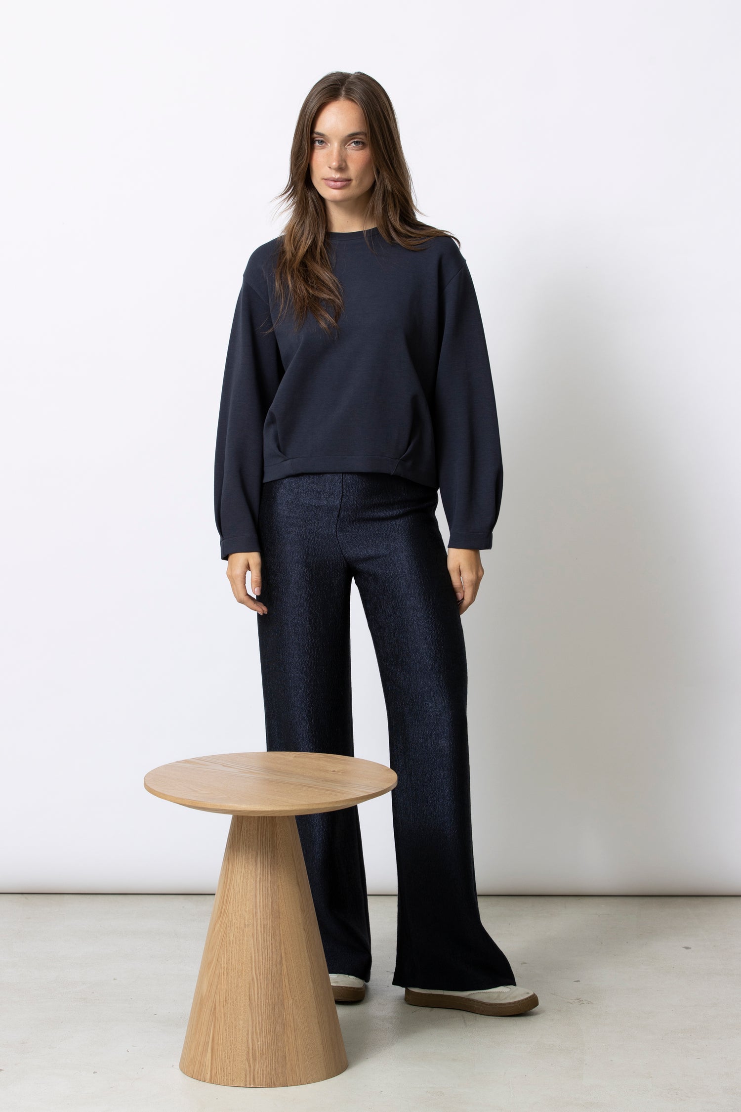 RIANA Navy Trousers