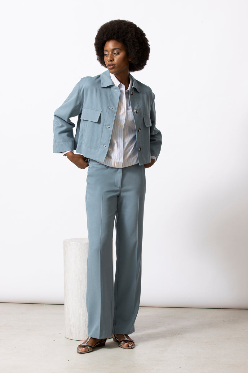 ROLADO lichtblauwe broek