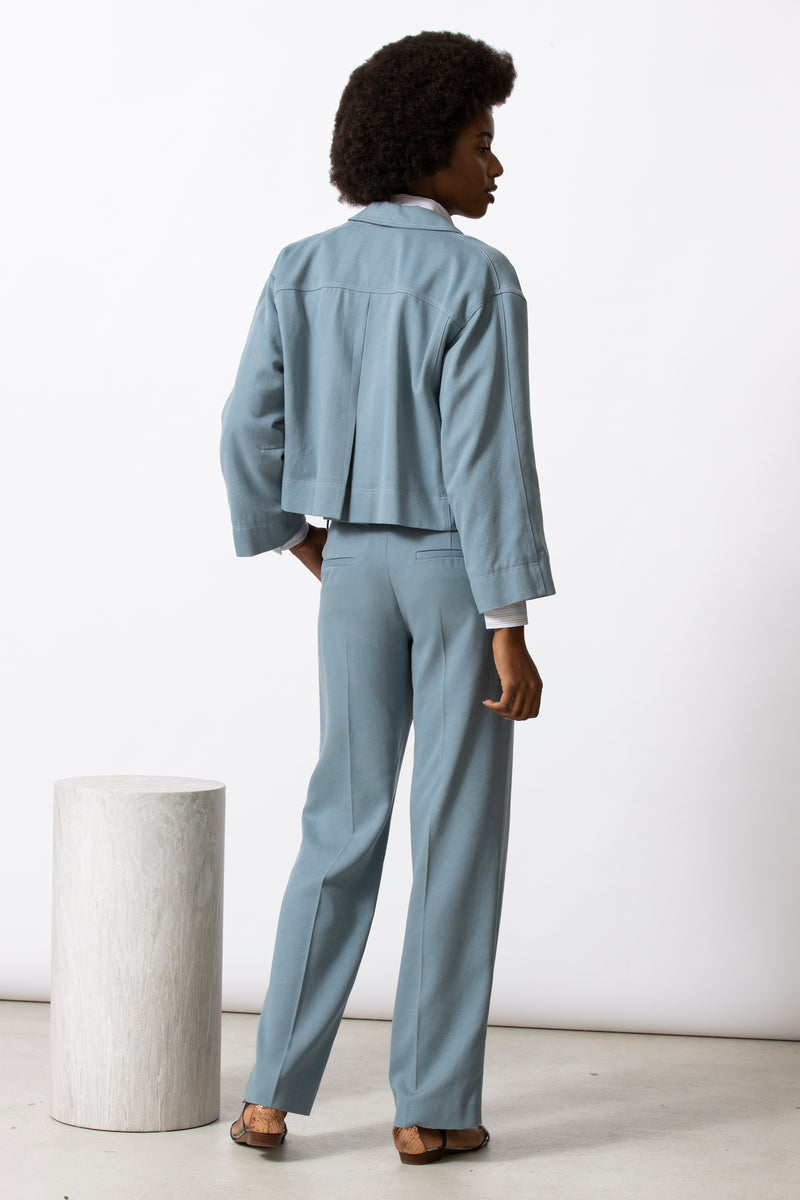 ROLADO lichtblauwe broek