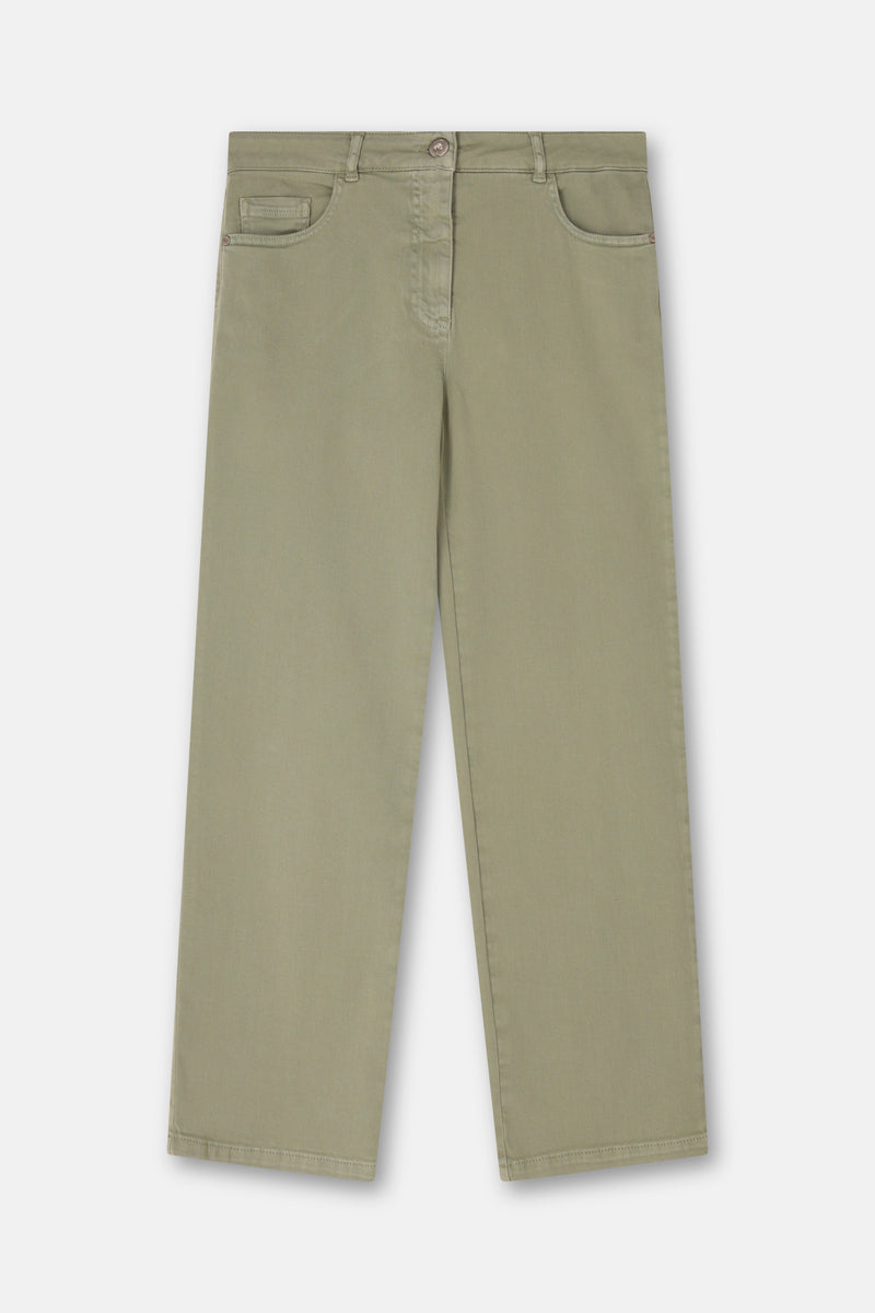 ROLLING soft khaki  denim