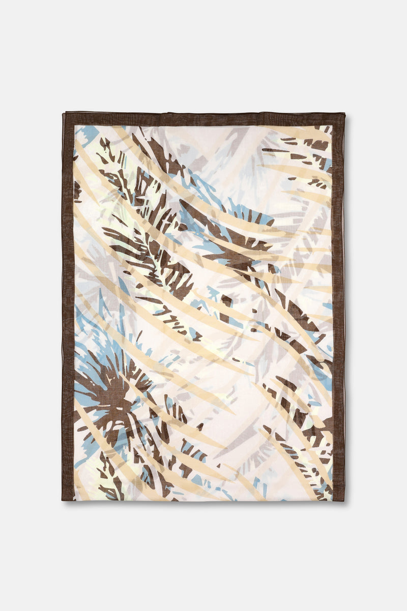 Multicolor bloemen sjaal