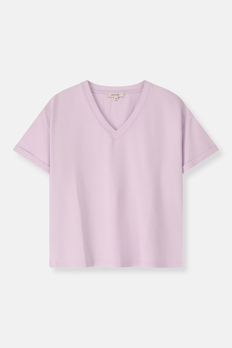 SHINY lila t-shirt
