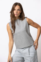 SILVER grijs singlet