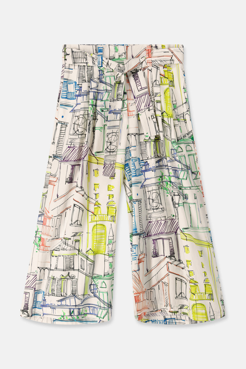 TICKET Printed Culotte