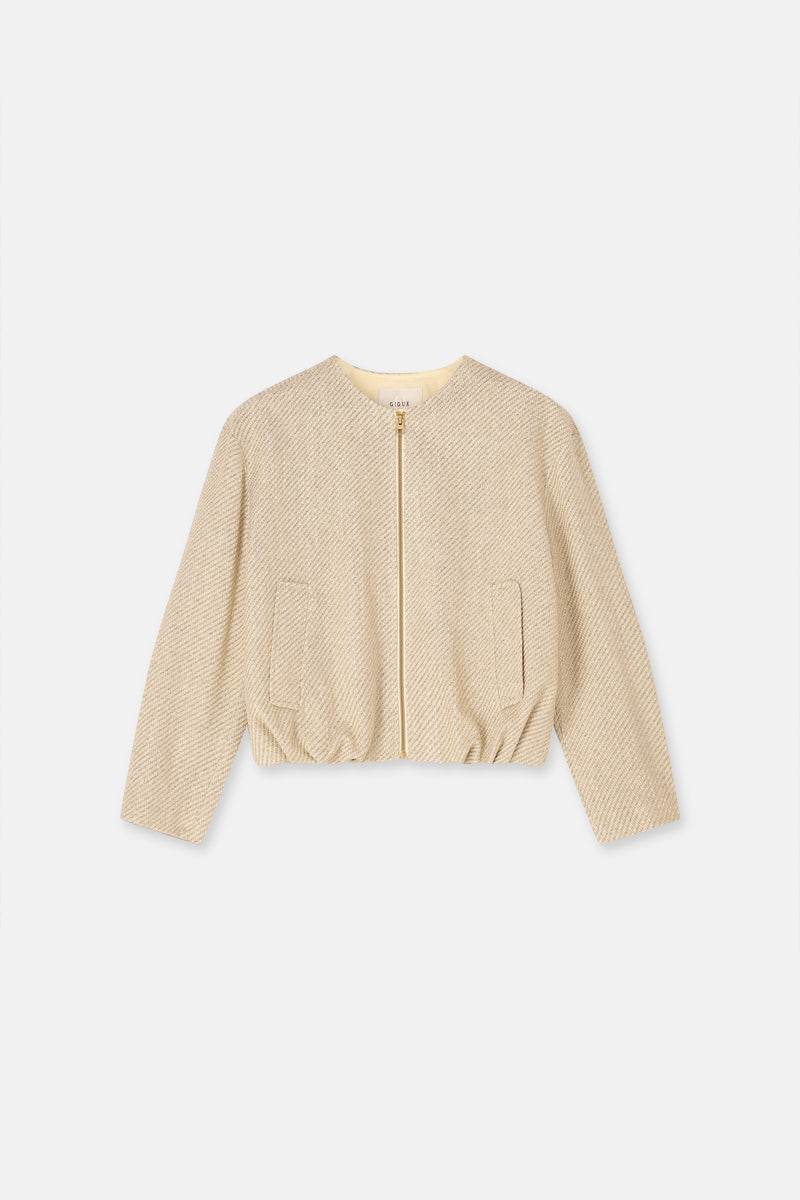 WARD beige bomber