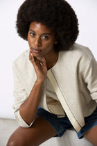 WARD beige bomber