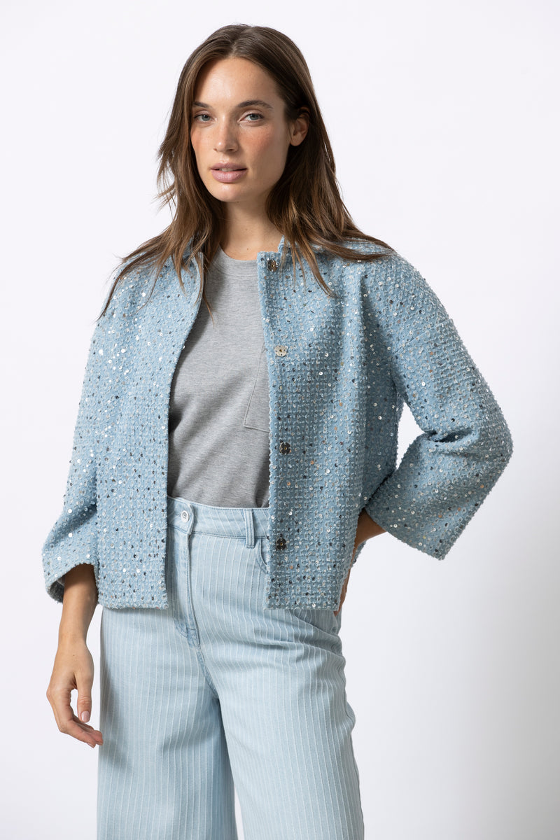 WEN lichtblauw jasje