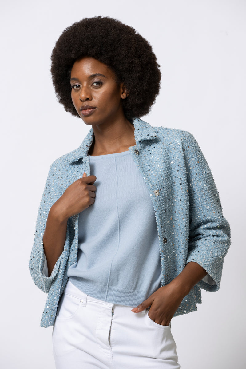 WEN lichtblauw jasje