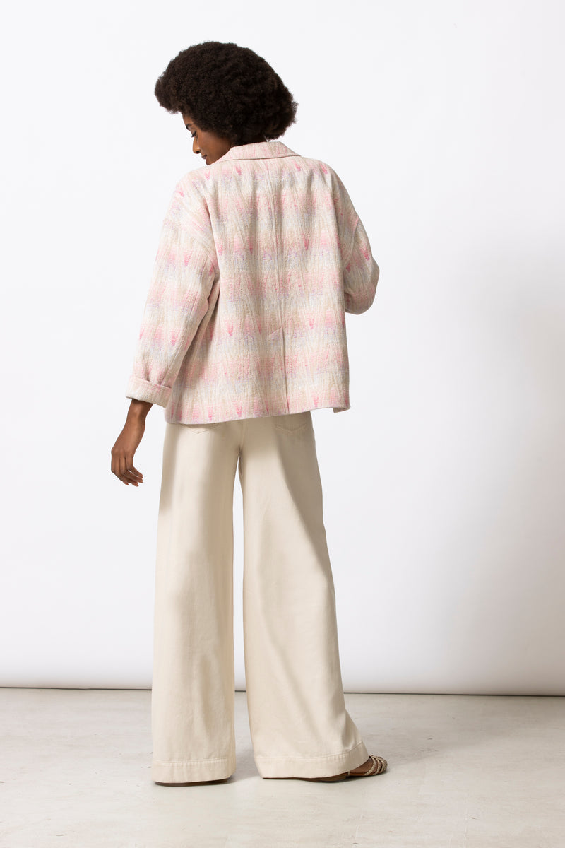 WILLEM beige-roze vest