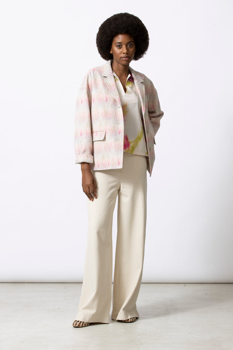 WILLEM beige-roze vest