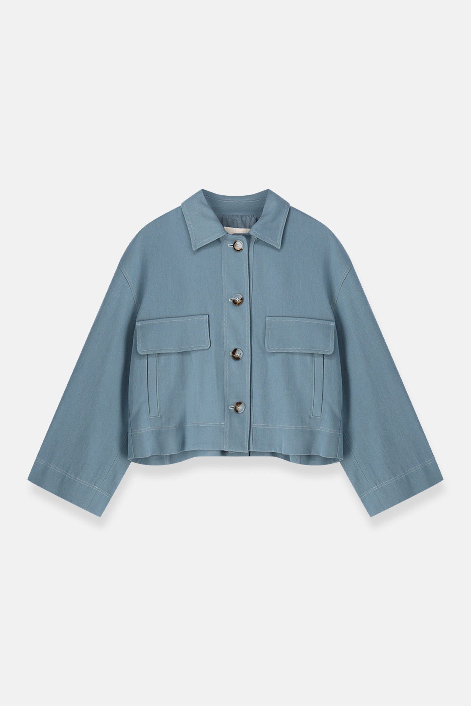 WILTON lichtblauw hemdsvestje