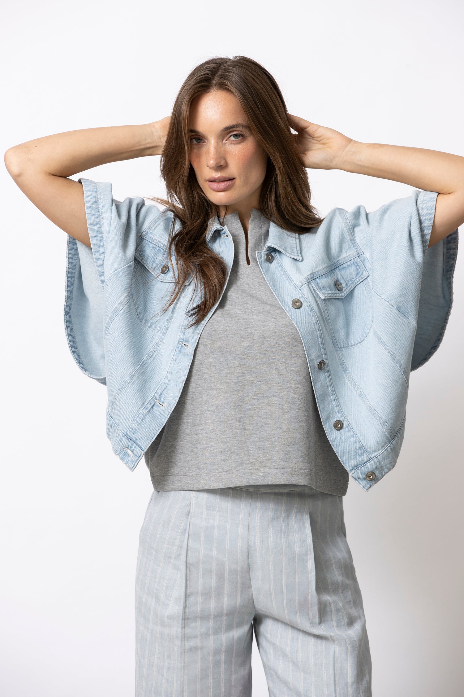 WIMA bleach denim jasje