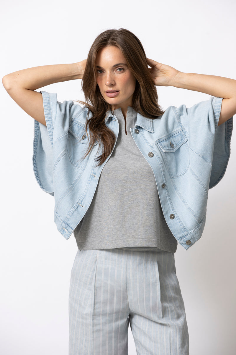 WIMA bleach denim jasje