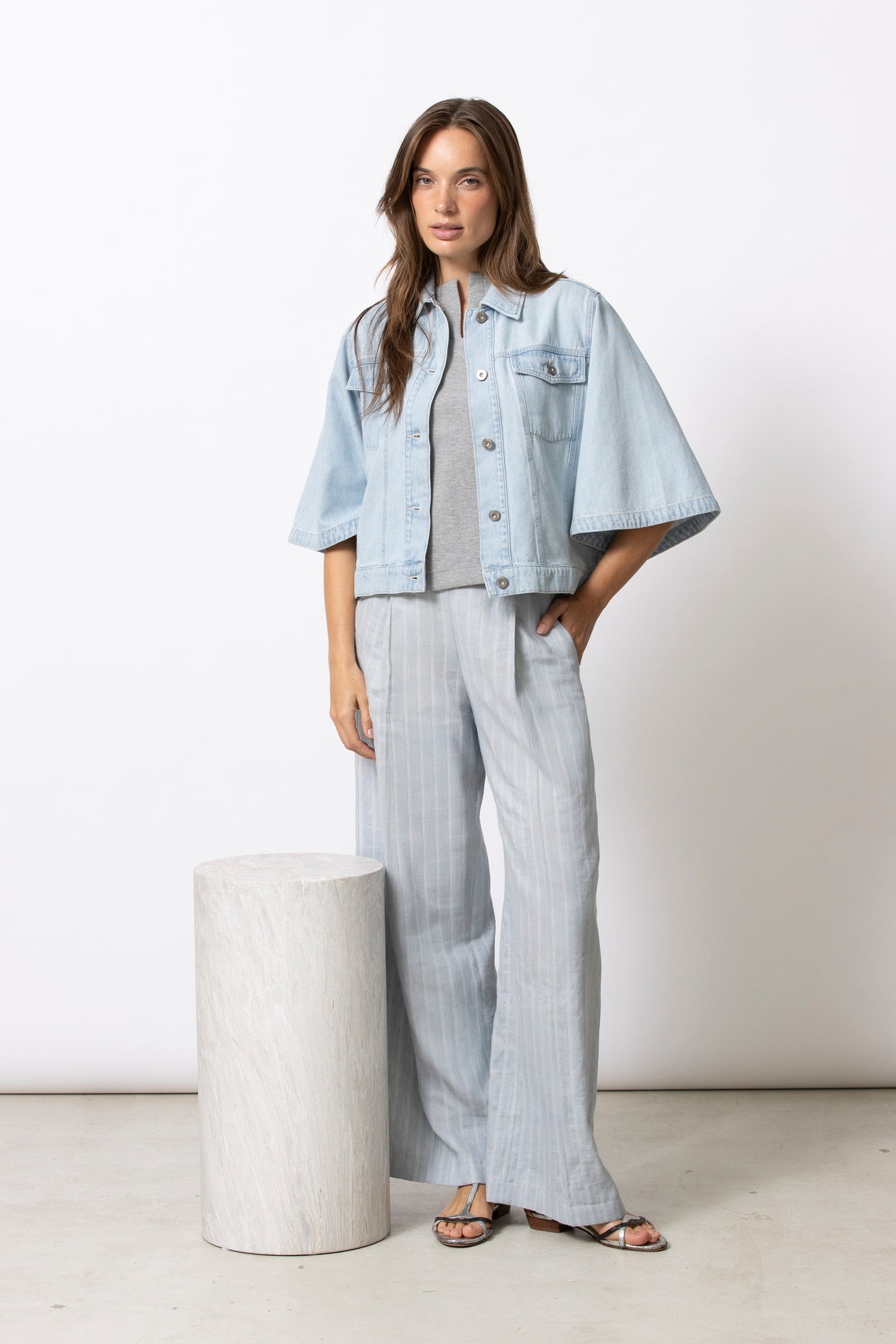 WIMA bleach denim jasje