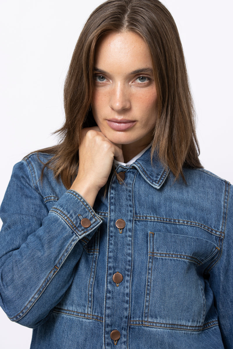 WUTON Dark Denim Jacket