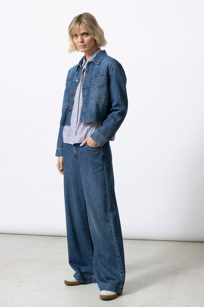 WUTON Dark Denim Jacket