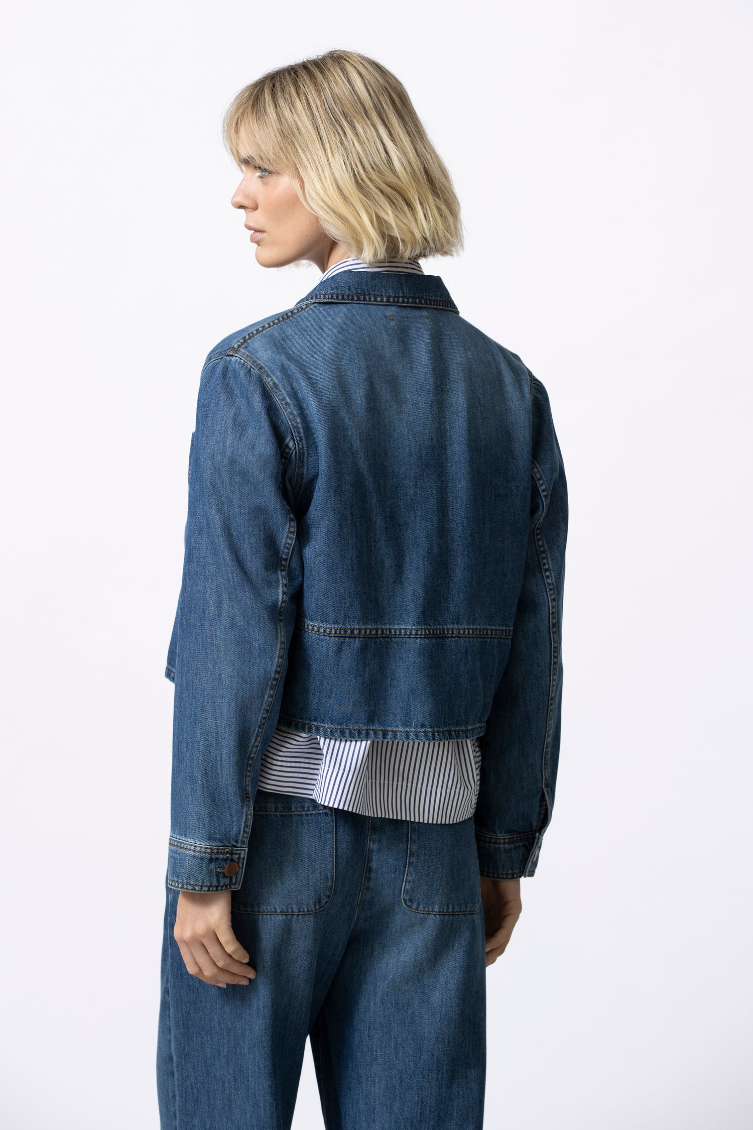 WUTON Dark Denim Jacket
