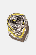 Kaki print sjaal