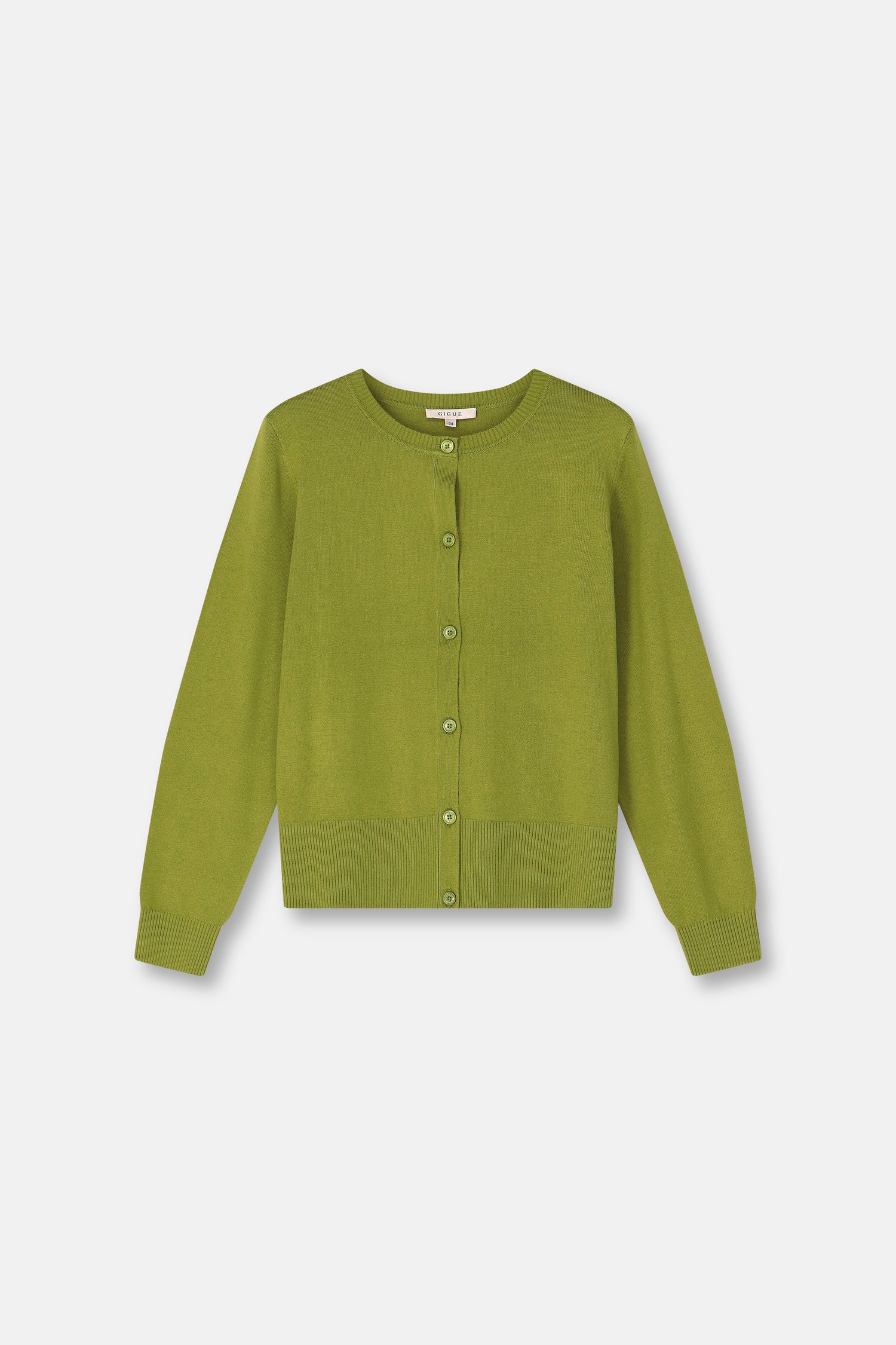 FENSET Cardigan vert en maille