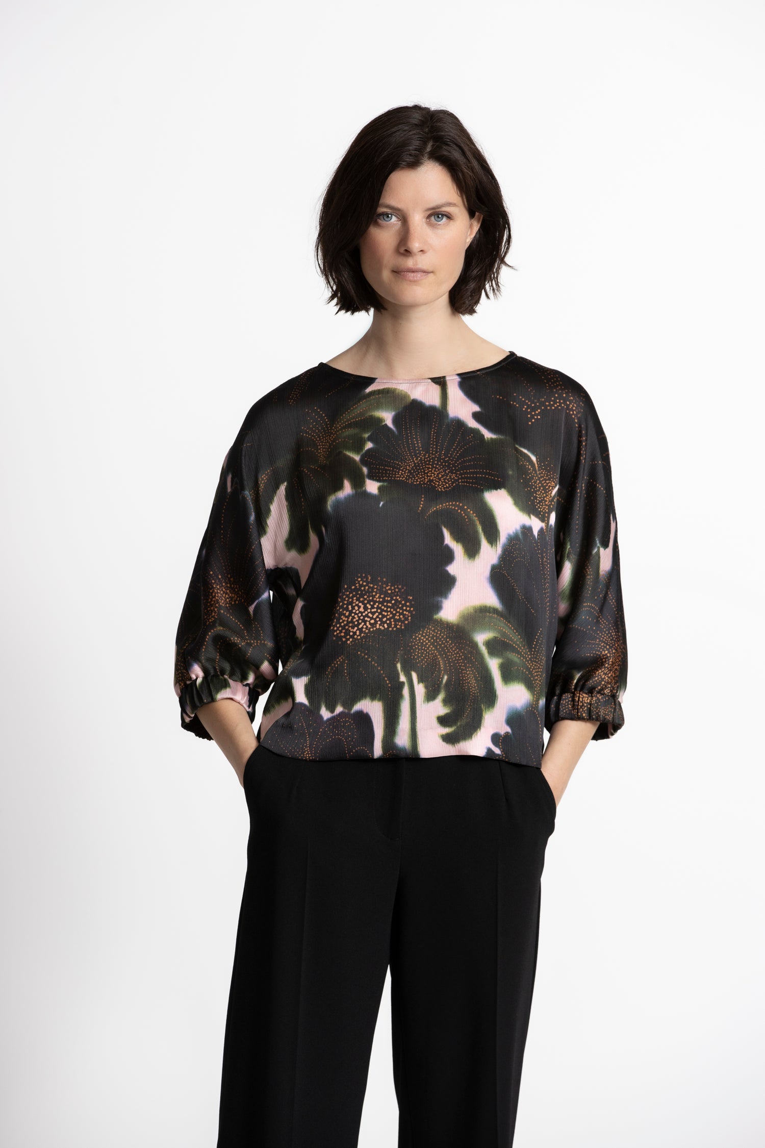 Halifa zwarte blouse