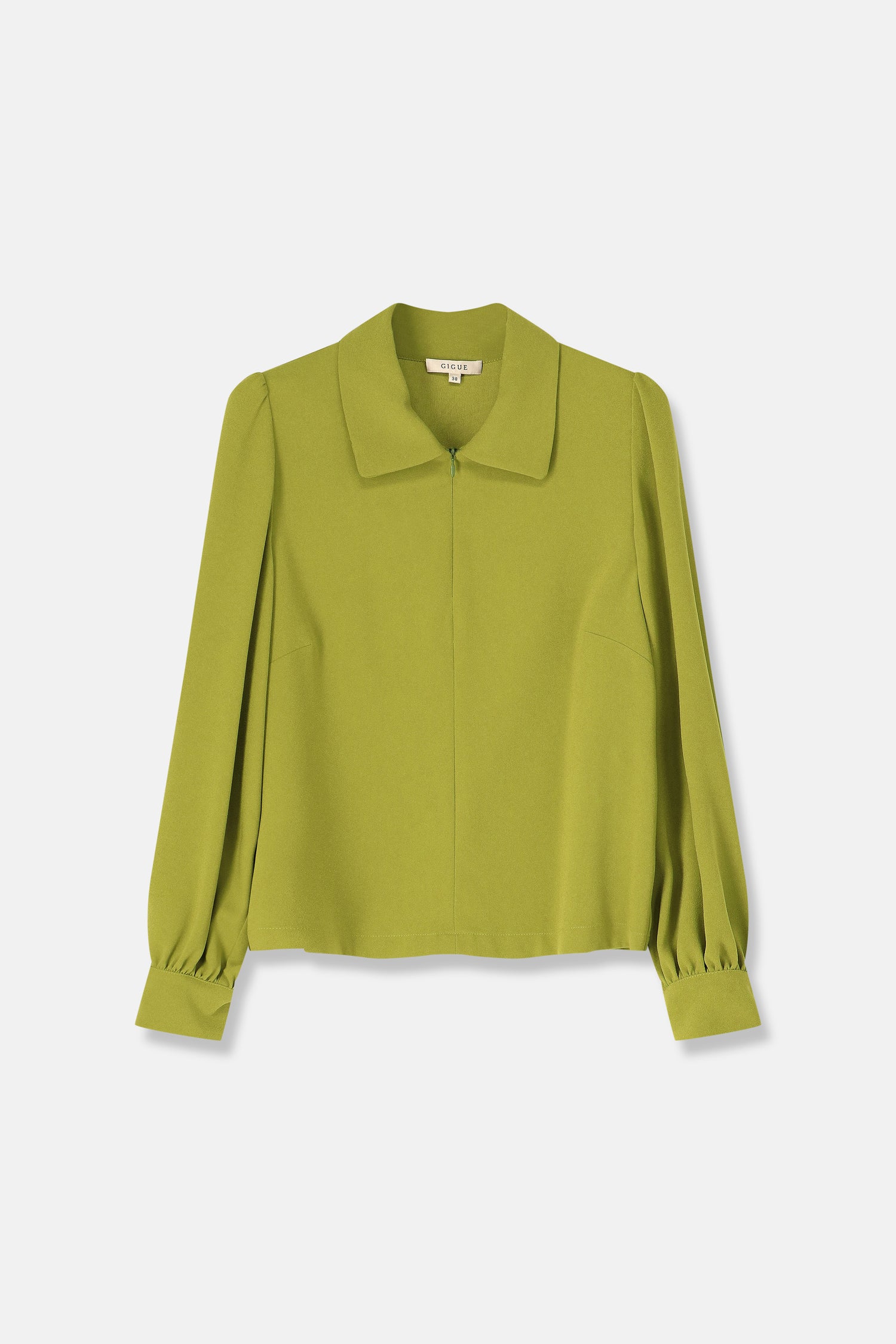 Hike groene blouse met rits