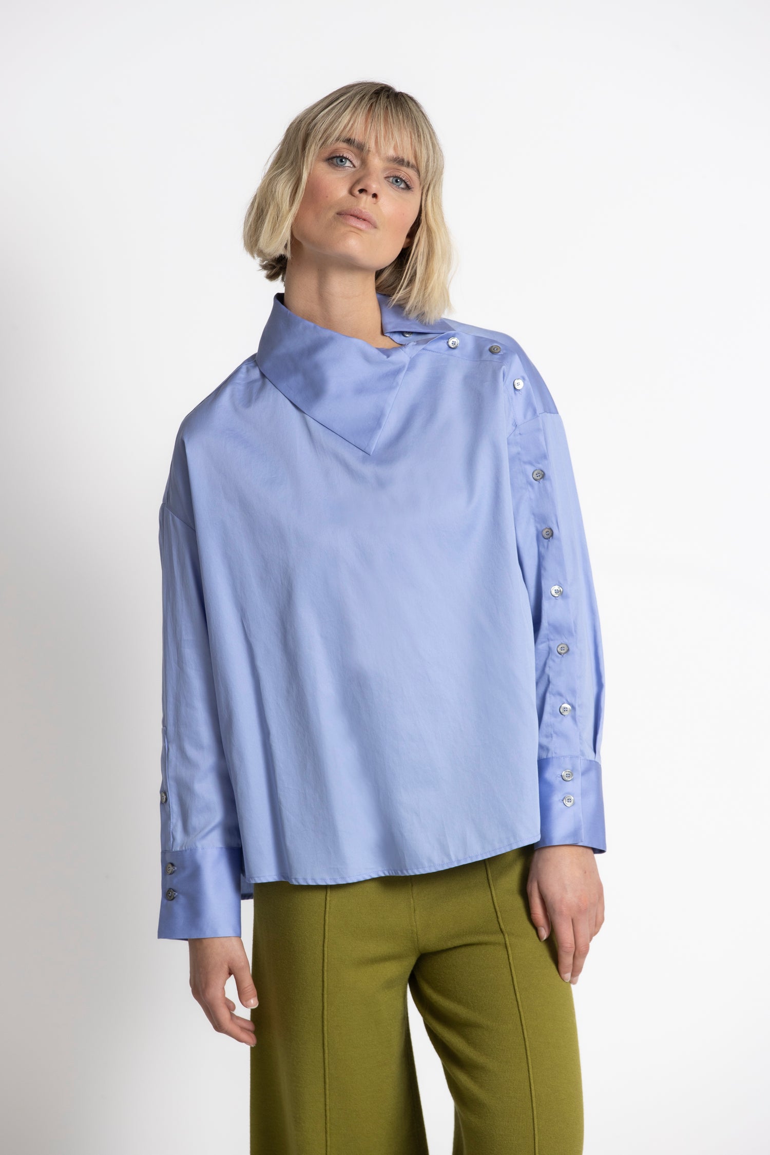 Horas blauwe blouse