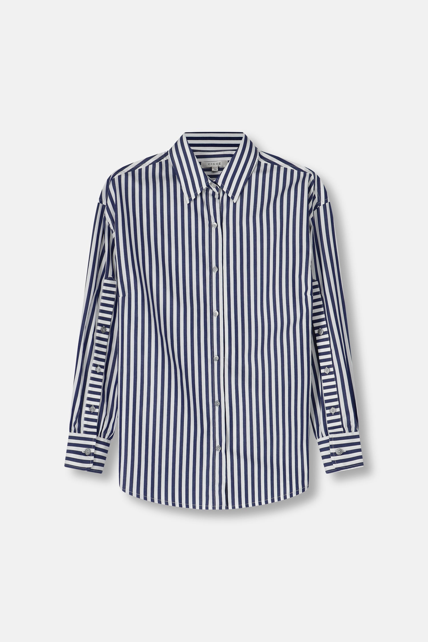 HUDSON Blue-white striped blouse