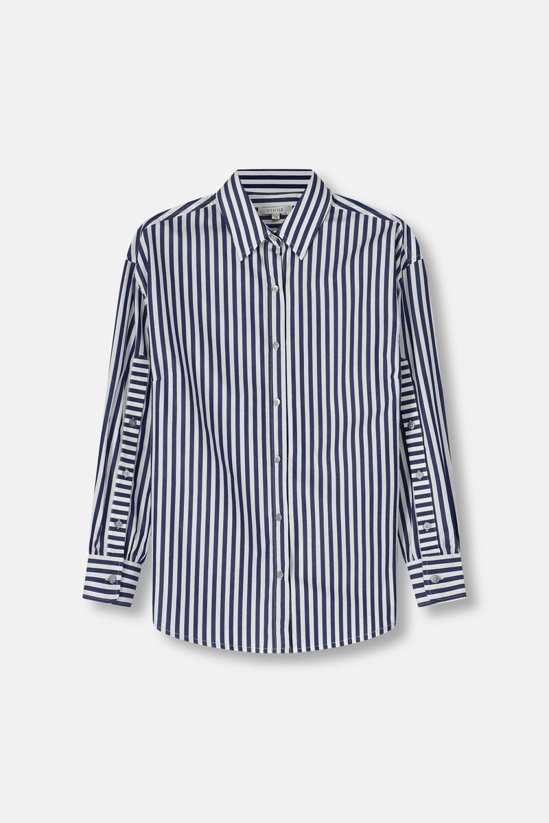 Hudson blauw-wit gestreepte blouse