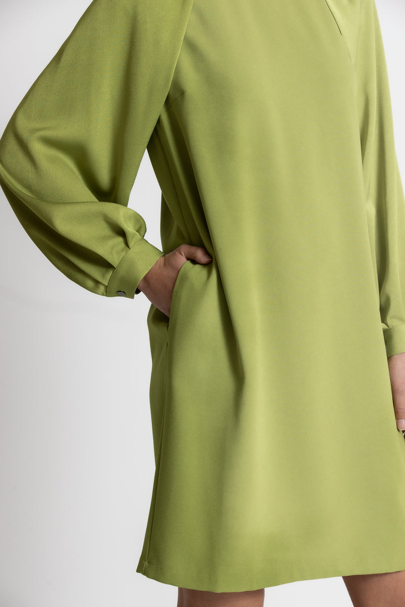 KADIKA Moss green dress