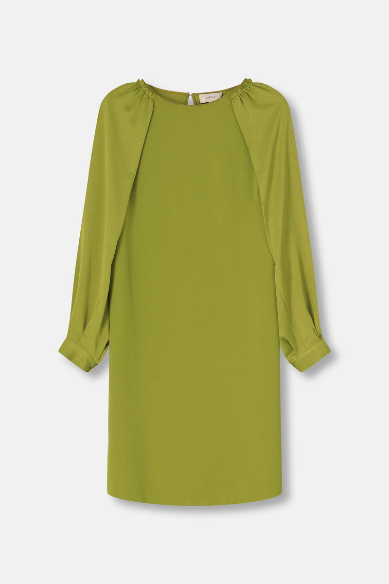 KADIKA Moss green dress