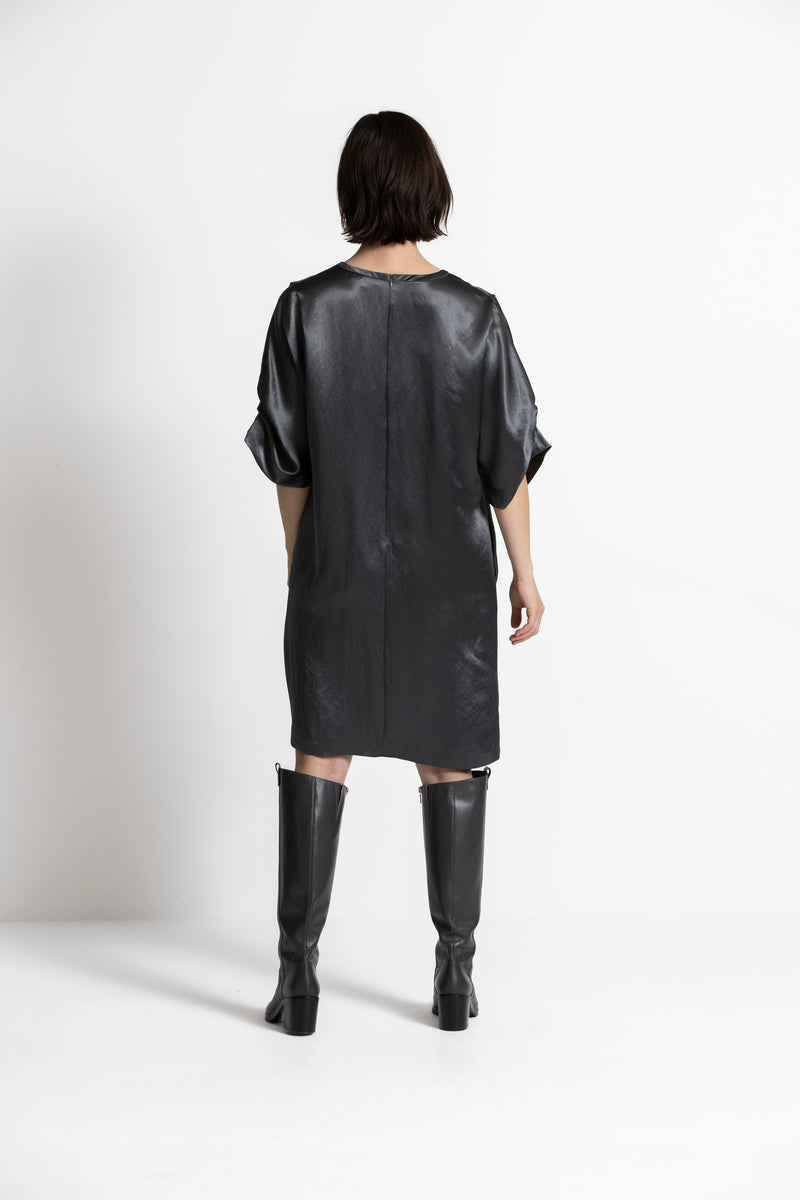 KREW Dark grey A-line dress