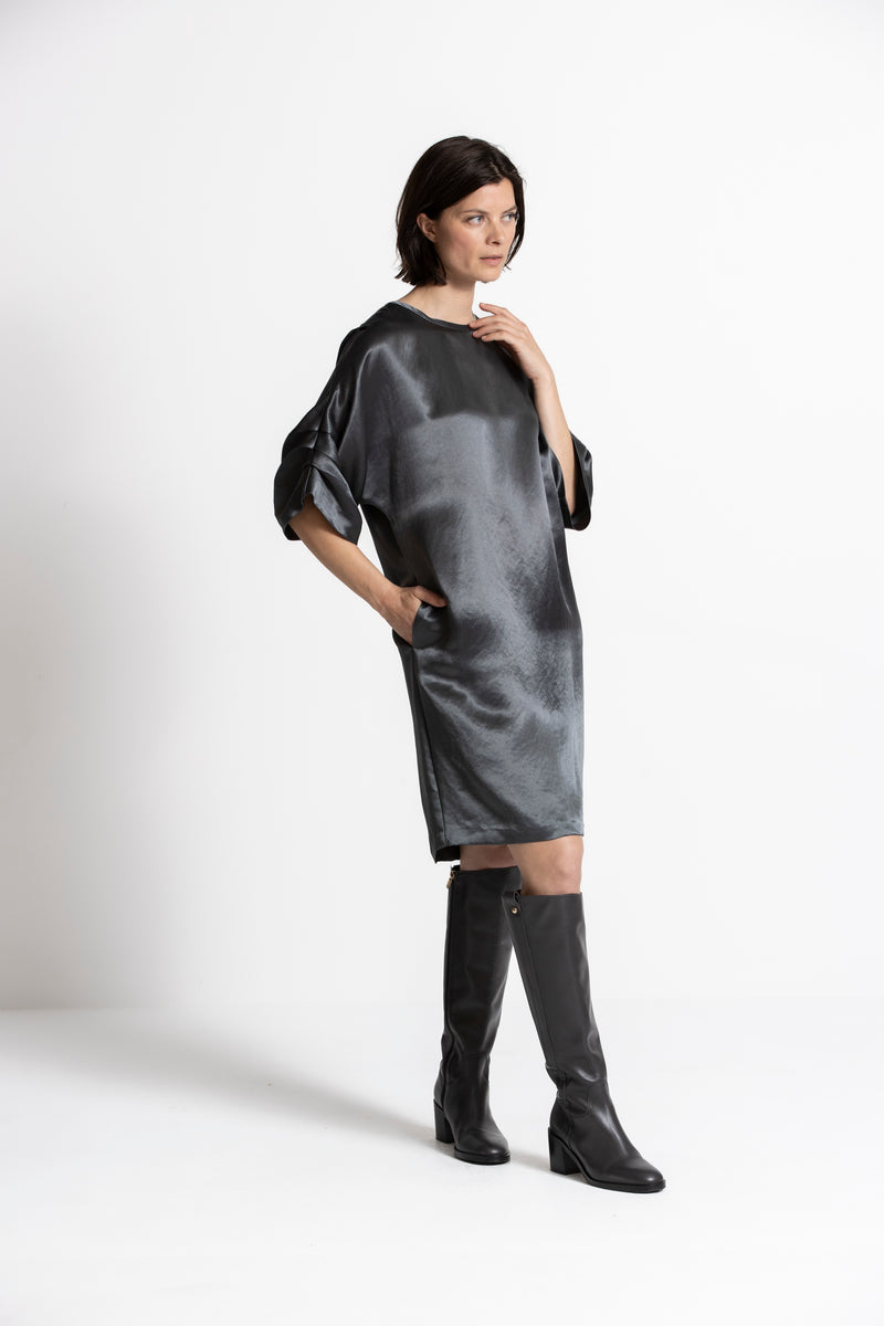 KREW Dark grey A-line dress