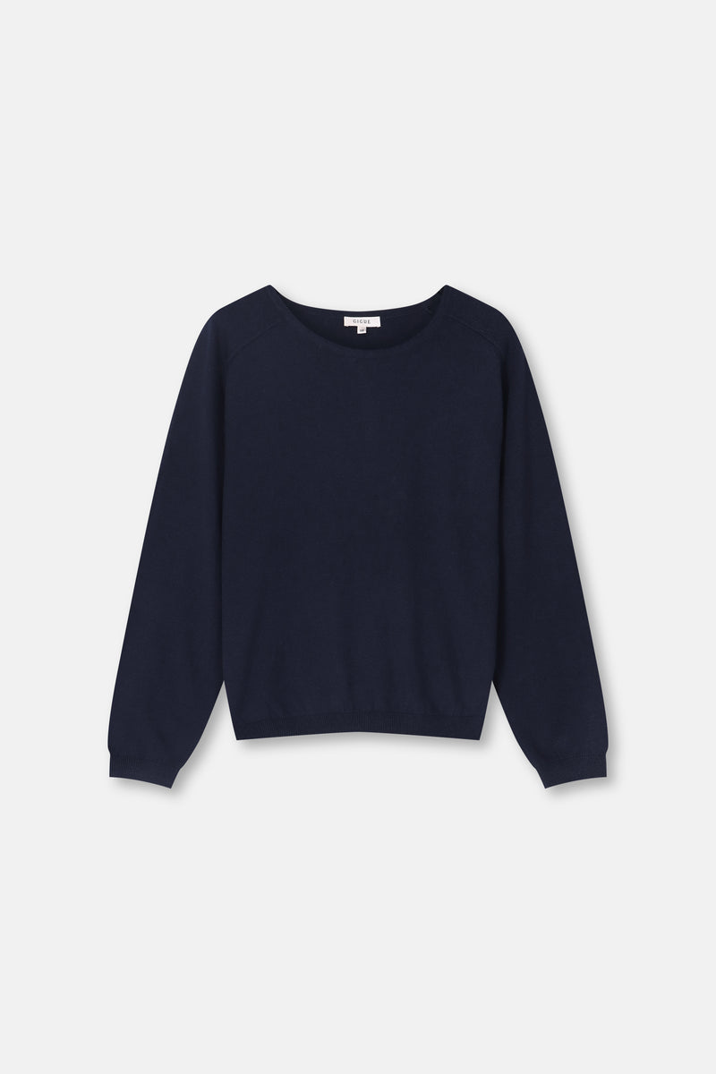 Lekami donkerblauwe sweater