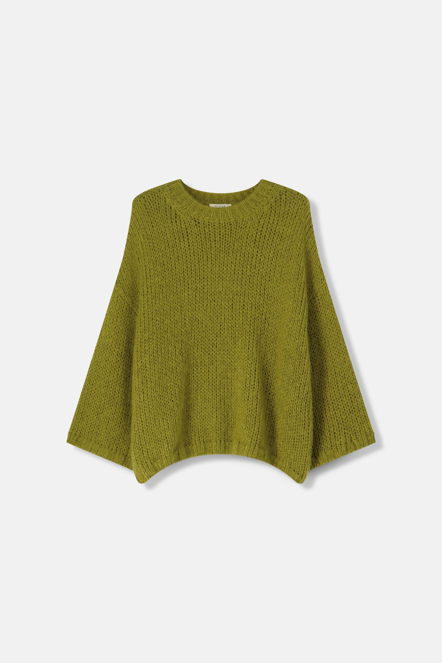 Leu groene oversized pull