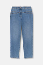RAFAELE Blue cropped jeans