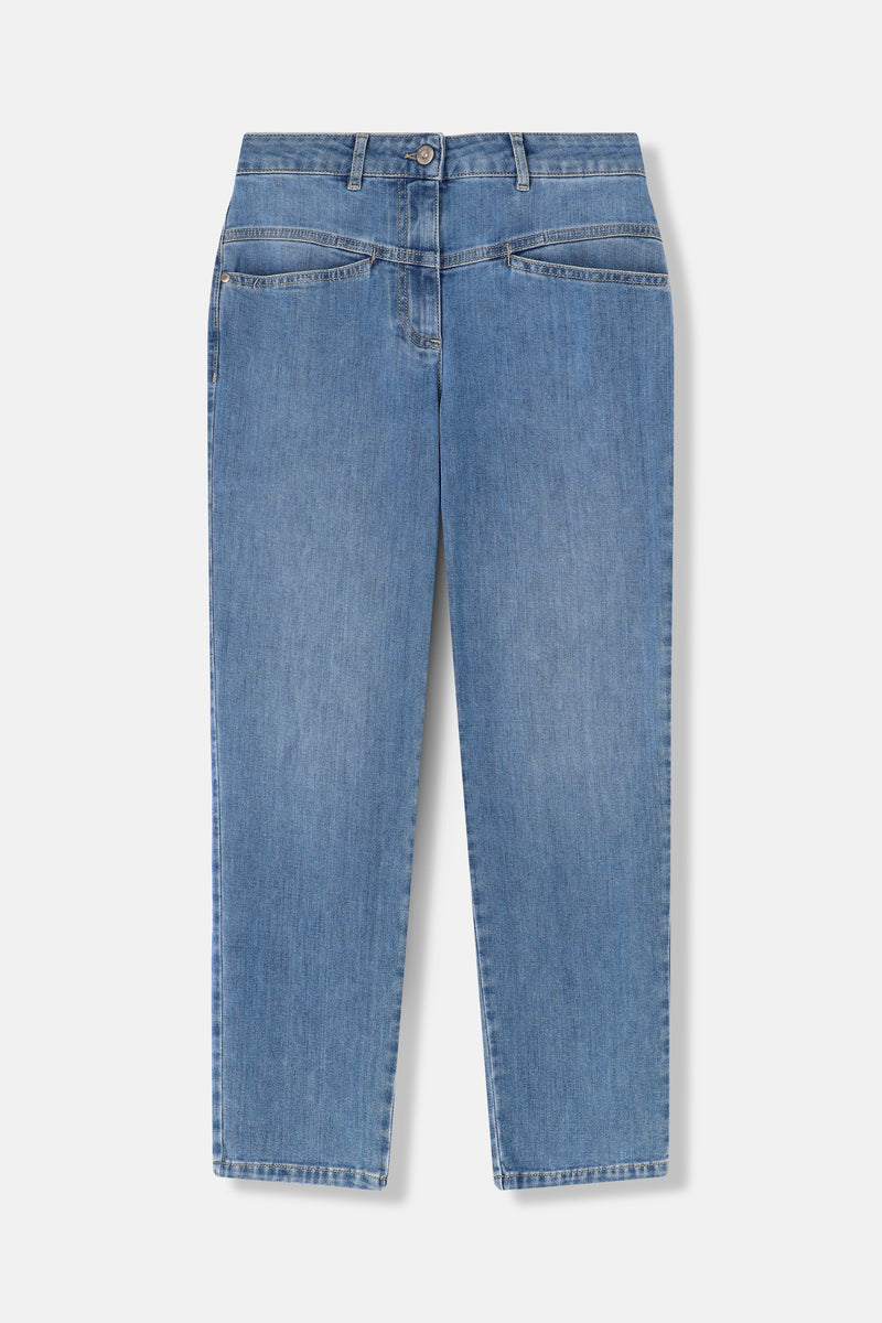 Rafaele blauwe cropped jeans