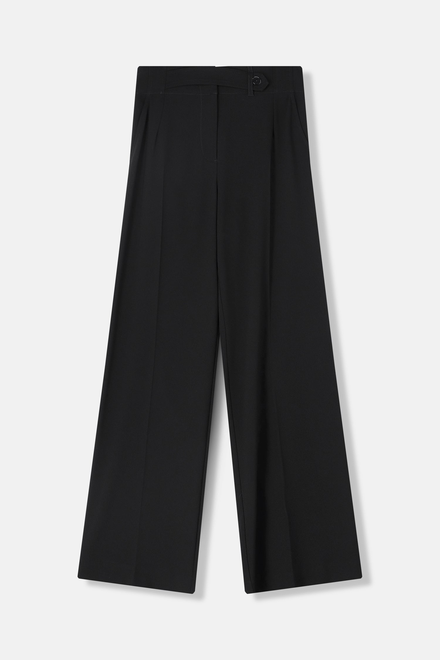 RAKEL Loose fit black trousers