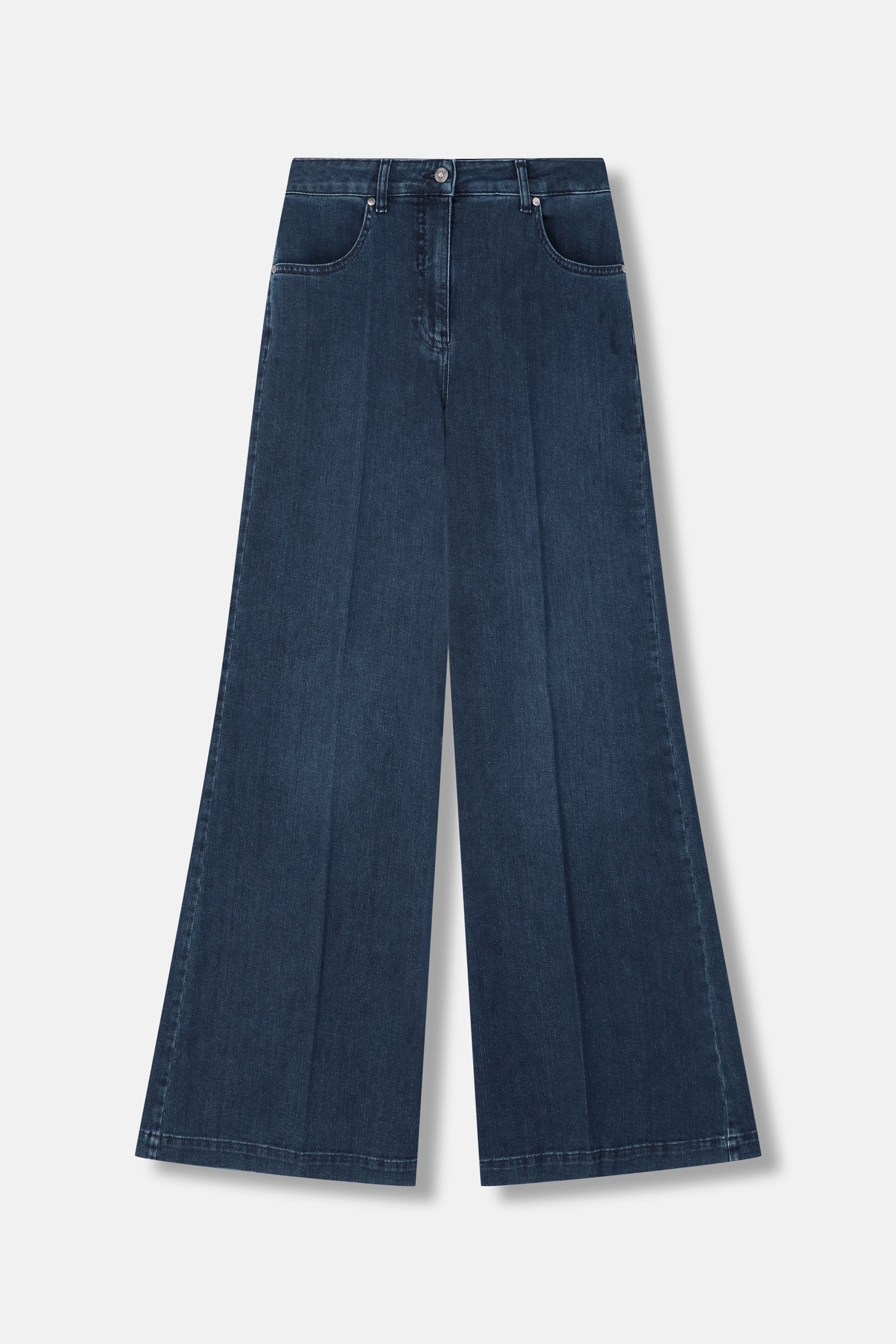 REV Pantalon bleu foncé en denim