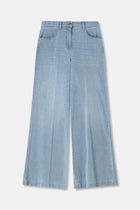 REV Light blue loose fit denim trousers