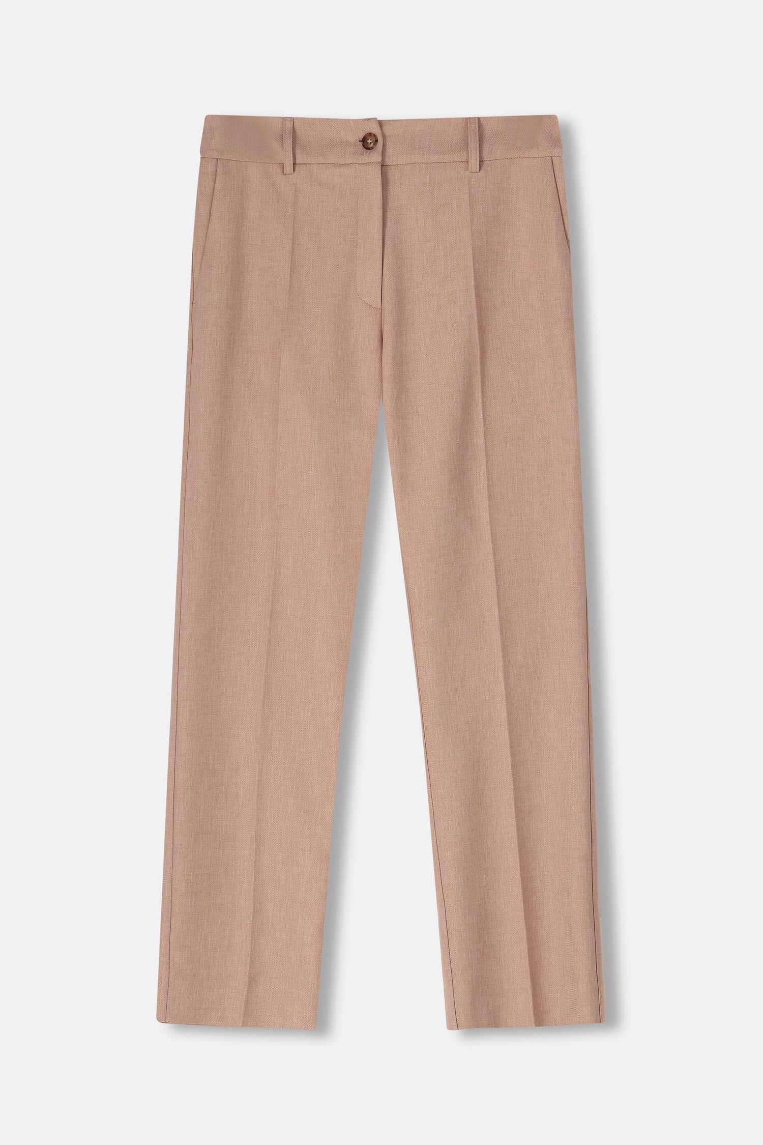 RIVOLI Pink straight trousers