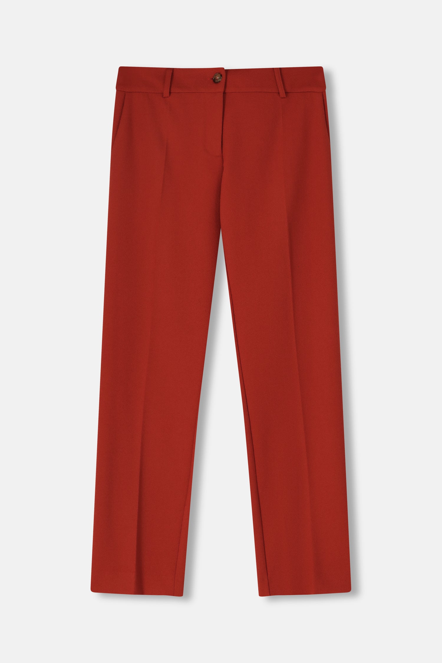 RIVOLI Pantalon rouge foncé