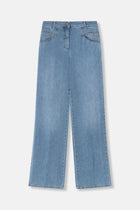 Roezi blauwe dames jeans