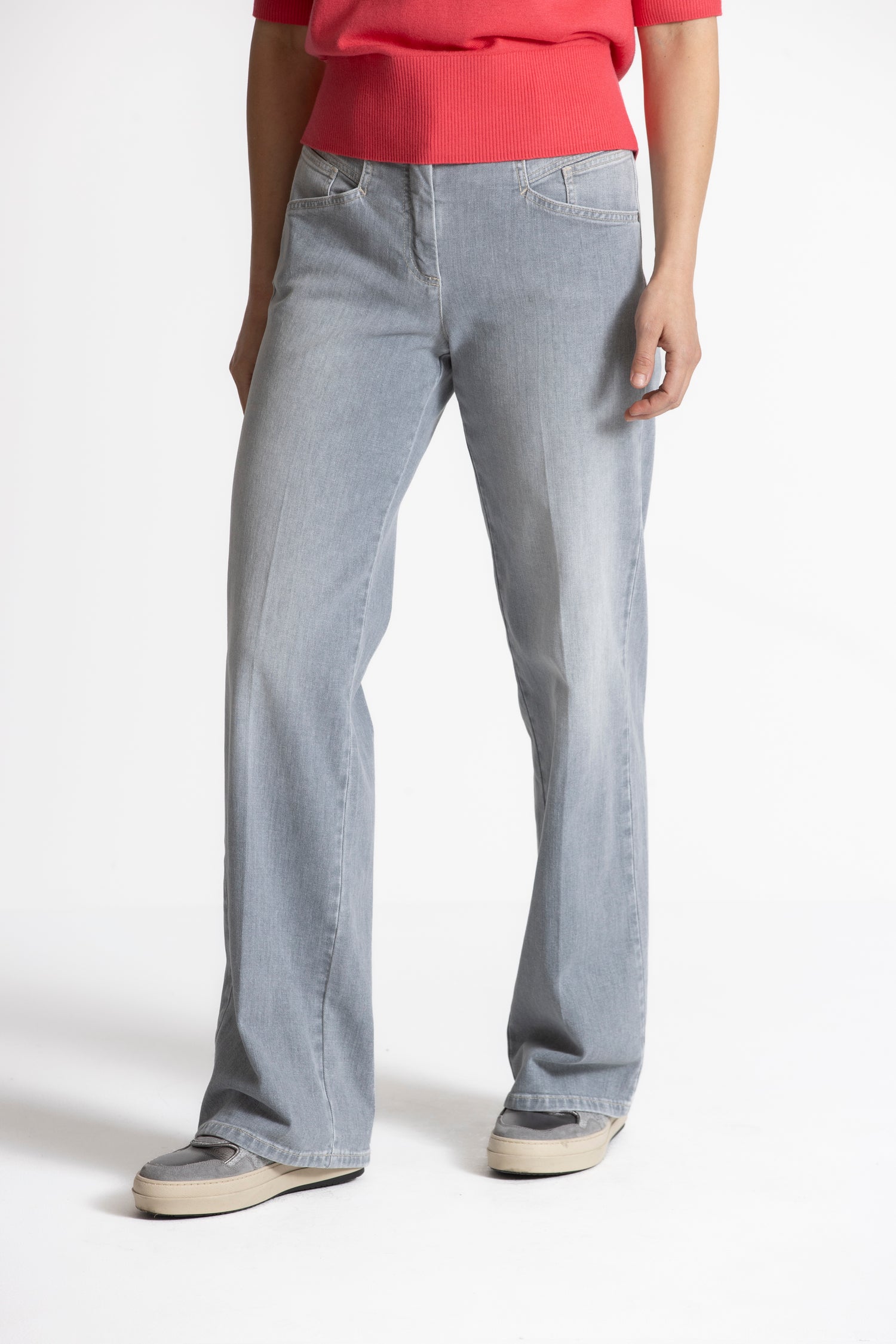 ROEZI Light grey loose fit jeans