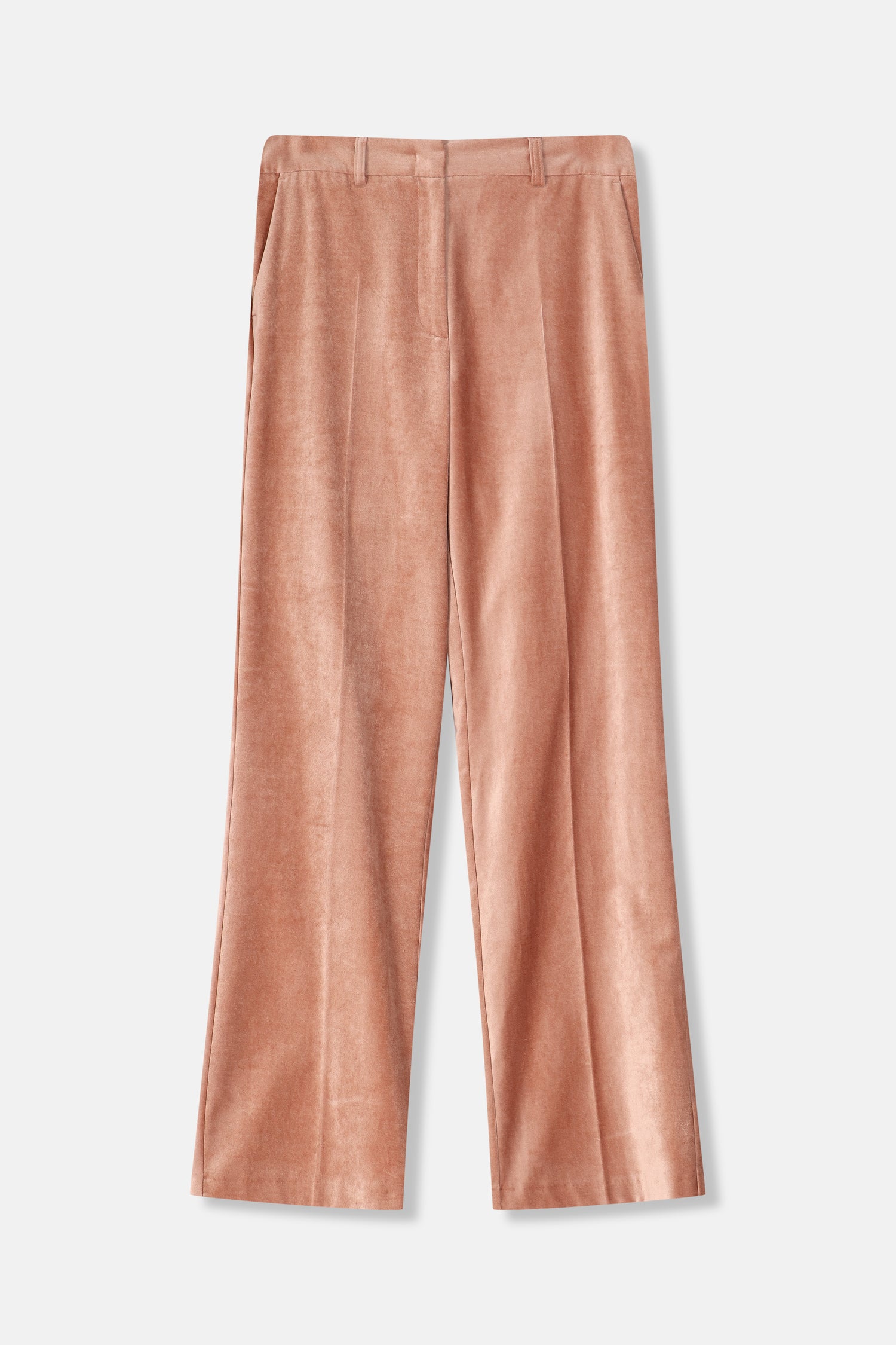 ROLADO Dusky pink velvet trousers