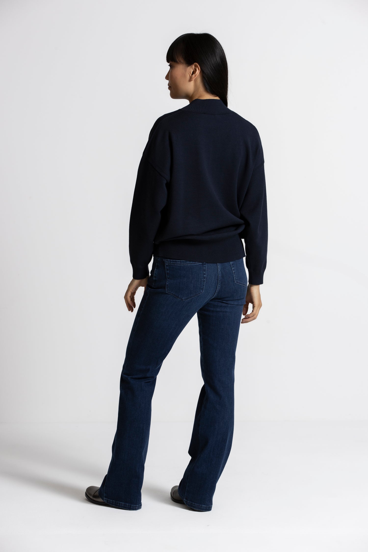 ROSKO Dark blue flared jeans