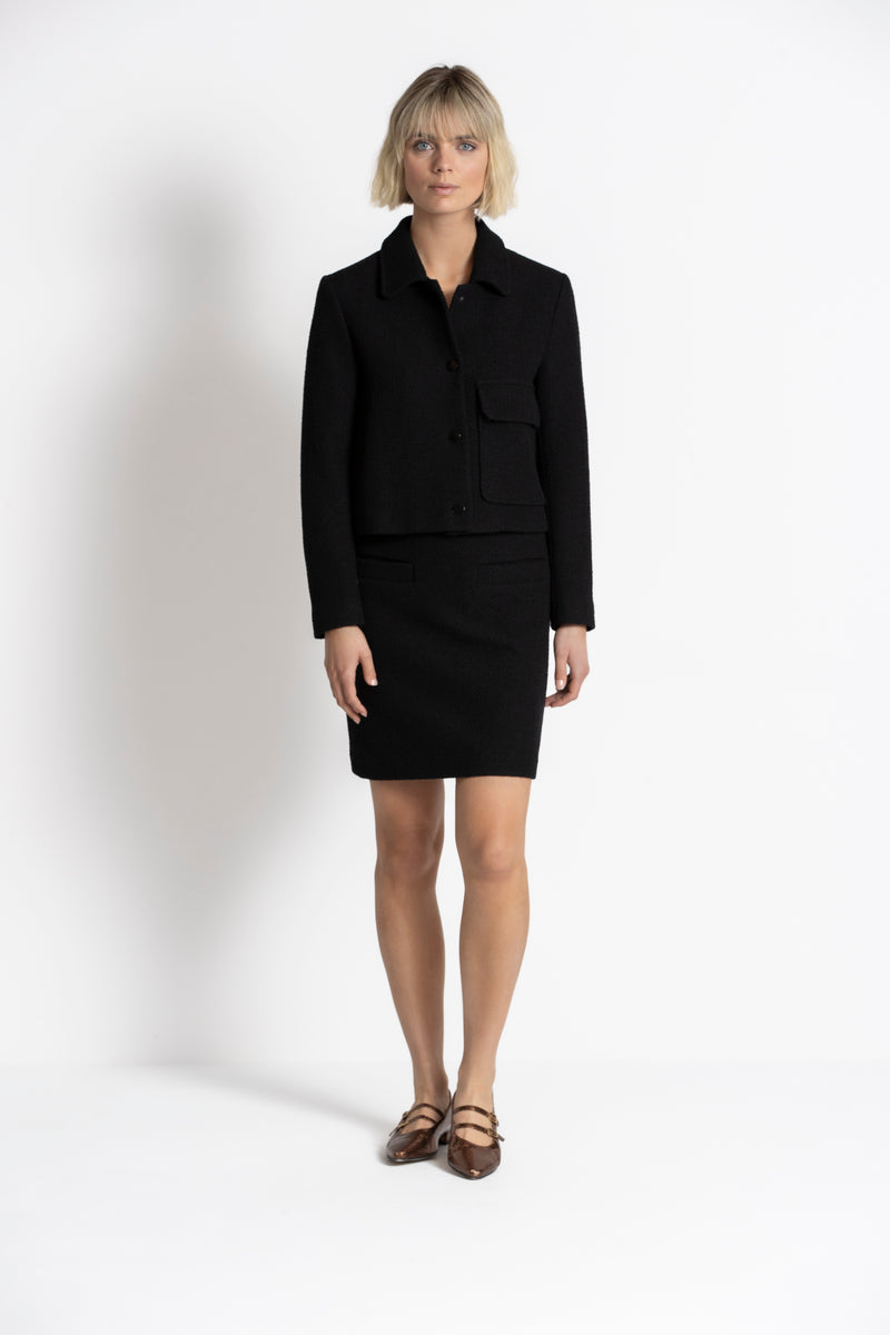 WINO Short black coat