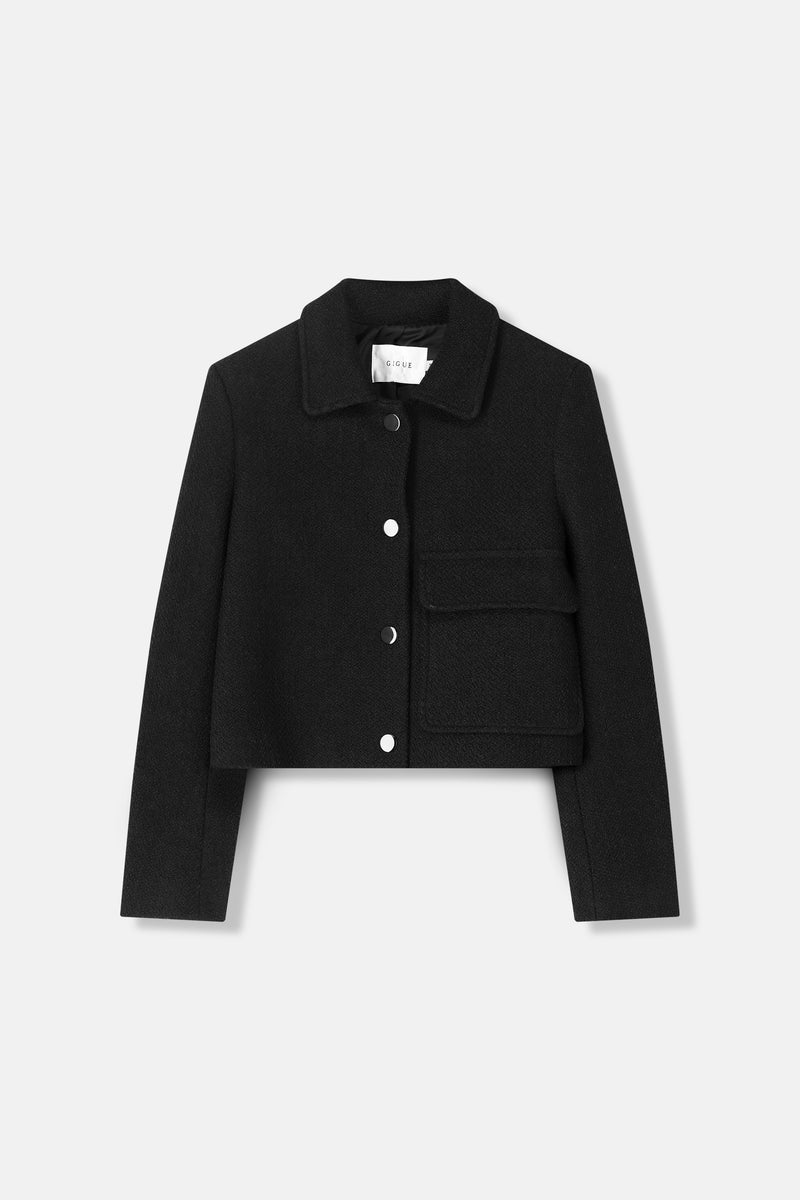 WINO Short black coat