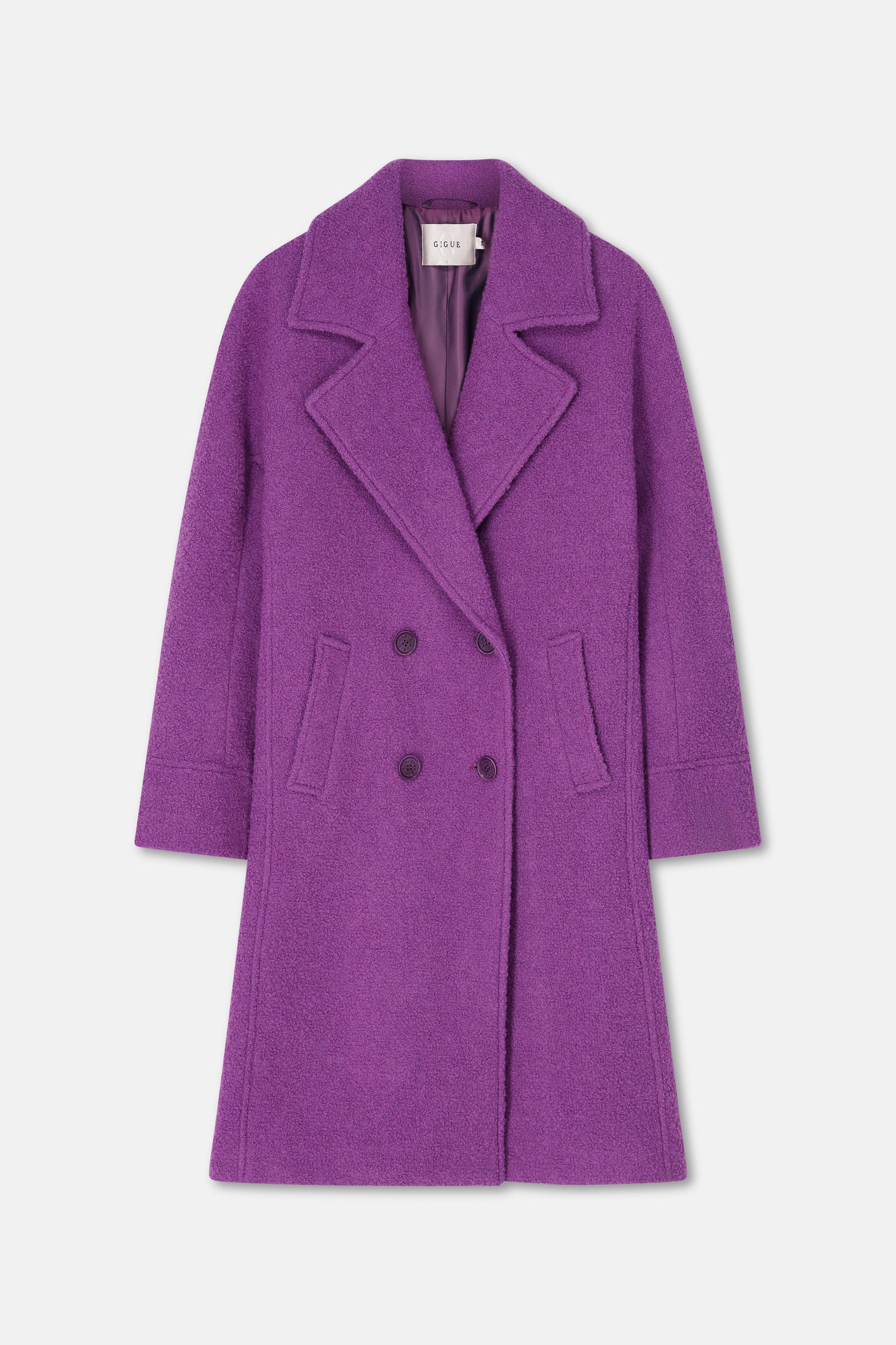 ANTON Paarse mantel