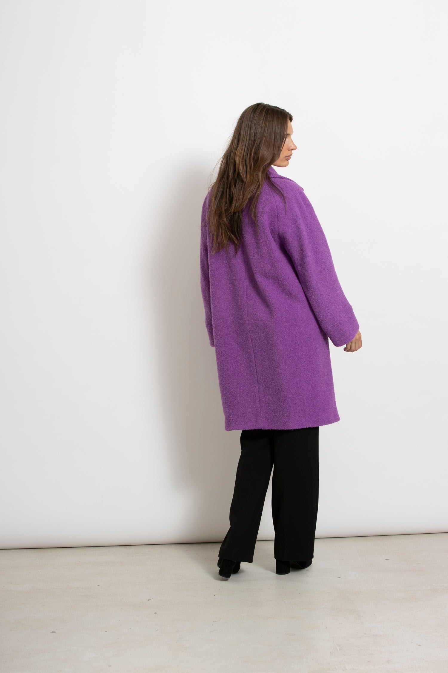 ANTON Paarse mantel
