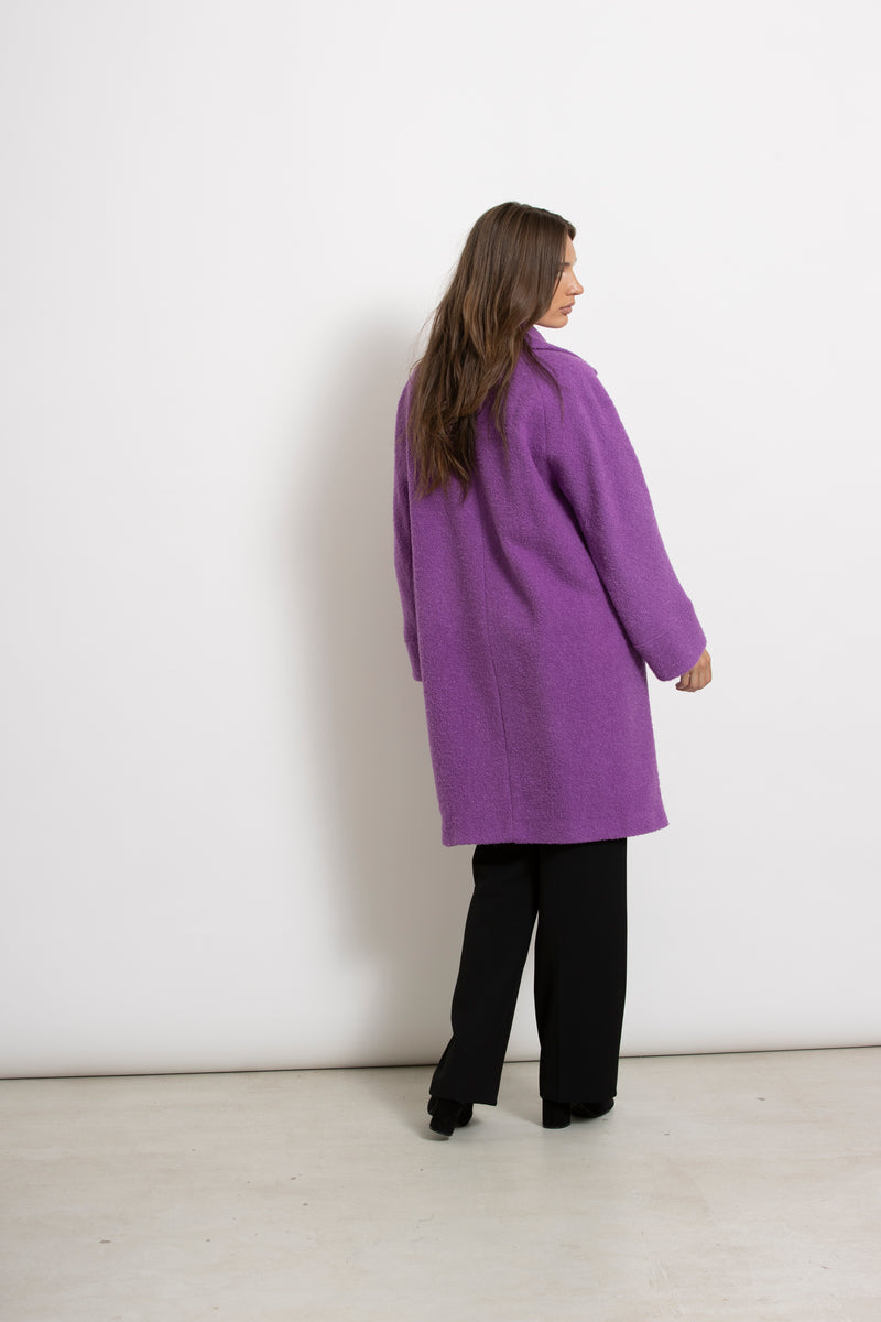 ANTON Paarse mantel